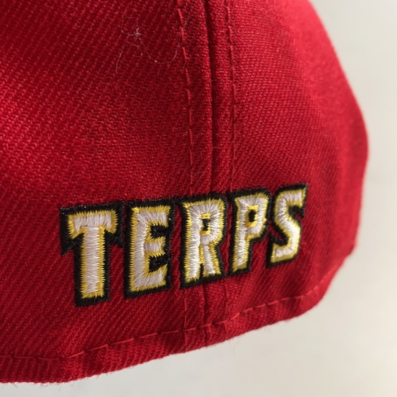 Maryland Terps New Era Red & Black Outline Snapback kids - Picture 4 of 9